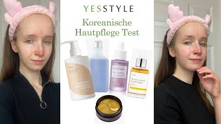 Der 2 Wochen Test Koreanische Hautpflege von YesStyle 🥰 [upl. by Yarised]