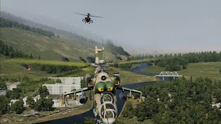 DCS Helicopter mission short film [upl. by Eibbed]