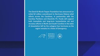 Tepper foundation donates Helene relief [upl. by Packton]