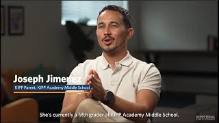 5th Grade Parent Joseph Jimenez Loves The Extracurricular Options at KIPP Academy Middle School [upl. by Esidarap]