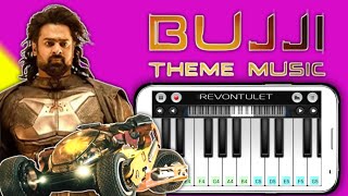 Kalki Bujji Theme Remix Piano Tutorial  Kalki 2898ad  Walk Band Cover  Jays Piano [upl. by Oliy262]