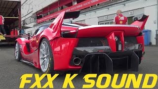 Ferrari FXX K  Start up and LOUD SOUND [upl. by Lacee]