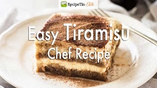 Easy Tiramisu Chef Recipe [upl. by Etteniuqna]