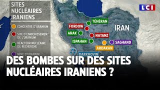 Des bombes sur des sites nucléaires iraniens [upl. by Kuster]