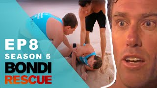 Lifeguard Down After Scary Head Collision  Bondi Rescue  Season 5 Episode 8 OFFICIAL UPLOAD [upl. by Eidnim205]