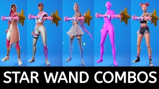 The Best TRYHARD Star Wand Pickaxe Combos In Fortnite [upl. by Menides832]