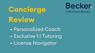 Becker CPA Concierge CPA Exam Review [upl. by Bard804]