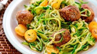 Courgetti spaghetti  pasta van courgette [upl. by Ahsehat977]