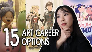 15 Art Career Options Animation Illustration Design [upl. by Close904]