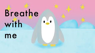 Penguin Triangle Breathing  Mindful and Calming Breathing Exercise [upl. by Niahs167]