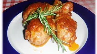 POLLO CON SALSA DI POMODORO  RICETTA [upl. by Tavie]