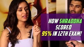 Shraddha explains how she scored 95 on 12th exam  Filmygyan  Aftab Khan [upl. by Munsey]