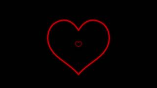 Glowing Red Heart Lights Overlay Loop [upl. by Llertniuq314]