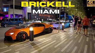 Miami Nightlife in 4K BRICKELL [upl. by Enitsirhc241]