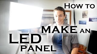 How to make a super bright LED light panel for video work etc [upl. by Chloette673]