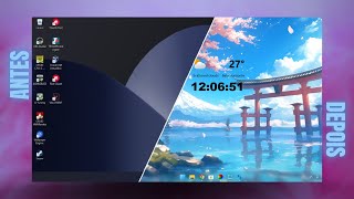 Como personalizar o Windows sem Rainmeter e pacotes de skins de terceiros [upl. by Kohsa74]