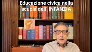 Linee guida nuove Valditara Educazione civica infanzia nuove Miur scuola asilo campi di esperienza [upl. by Aiynot511]