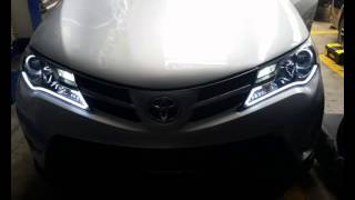 PERSONALIZACIÓN DE FAROS TOYOTA RAV 4 [upl. by Morton]