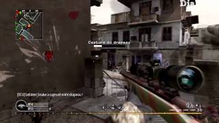 COD4  Vidéo commentée Domination FeuxCroisés 5416 HD Partie 1 [upl. by Hentrich]