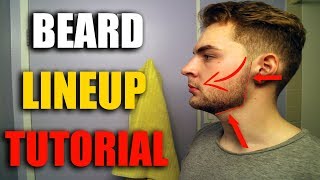 How To Line Up Your BeardBeard Line Up Tutorial [upl. by Otilopih263]