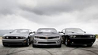 Camaro vs Mustang vs Challenger  Exhaust Note Comparison  Edmundscom [upl. by Notle809]