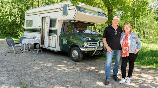 Genieten met een Britse camper  Bedford CF 350 1974  Uw Garage  Autovisie [upl. by Pitchford308]