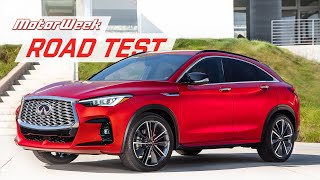 The 2022 Infiniti QX55 is More Stylish With Little Compromise  MotorWeek Road Test [upl. by Nannie]