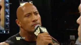 The Rock Owns John Cena WWE RAW 3 11 2013 [upl. by Lasyrc]