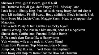 Masicka  Cyah Frighten We Lyrics [upl. by Donna]