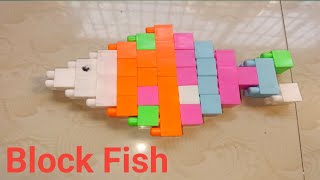 Bildinblock Fish Building Block Games Building Block KidsBlocktoy🙂 [upl. by Aerol]