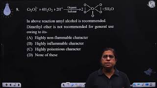 In above reaction amyl alcohol is recommended Dimethyl ether is not recommended for general us [upl. by Lyrehc147]