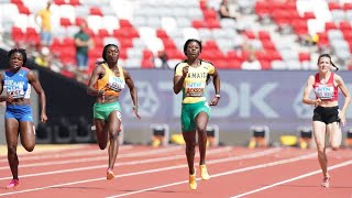 Shericka Jackson 2251 WINS 200m HEAT 3 At BUDAPEST WORLD CHAMPIONSHIP 2023 [upl. by Kciderf]