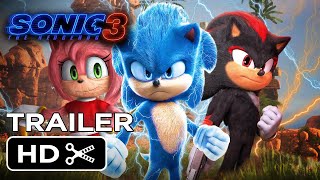 SONIC THE HEDGEHOG 3 2024  Full Trailer Concept  Paramount Pictures [upl. by Tristis]