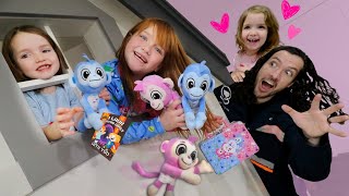 BABY MONKEY BUDDiES 🍼🐒 new Valentines Surprises from Adley amp Niko amp Navey amp Dr Mom amp Delivery Dad [upl. by Macomber]