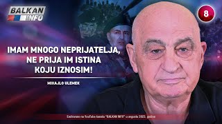 INTERVJU Mihajlo Ulemek  Imam mnogo neprijatelja ne prija im istina koju iznosim 3182023 [upl. by Jann709]