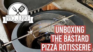 The Bastard Pizza Rotisserie  Unboxing  BBQ Junkie [upl. by Stinky]