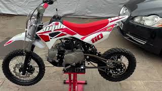 STOMP 110 WPB WELSH PIT BIKES PIT BIKE 4 SPEED SEMI AUTO [upl. by Martino]