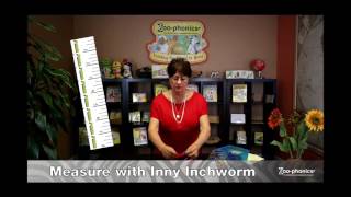 Zoophonics Instruction Series  Measuring with Inny Inchworm [upl. by Belloir]