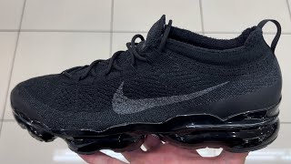 Nike Vapormax 2023 Flyknit Triple Black Shoes [upl. by Macdougall]