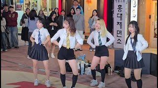 20241027 hongdae busking dance team 투유TO YOU 03  Cameo  Lovelyz [upl. by Attegroeg]