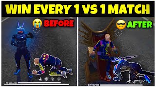 How To Win Every 1 vs 1 Custom Room Match In Free Fire  Secret Strategies  1 vs 1 Tips and Tricks [upl. by Mellie938]