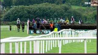 Race 51620 Listowel 25 Sep 2024 Guinness Kerry National Handicap Chase with Irish commentary [upl. by Angelico]