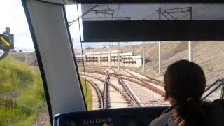 Edinburgh Tram Trip Out Of Old Reekie On 20614 [upl. by Ierbua]