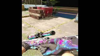 CS2 SkinCraft Showcase AWP Neo Noir stickercraft cs2skins cs2stickers cs2crafts skincombos cs2 [upl. by Prissie632]