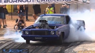 BLACKOUT Smashing Tyres at The Ultimate Burnout Challenge [upl. by Okubo]