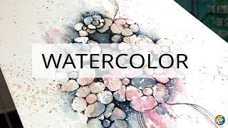 watercolor painting and doodling  reviewing new paints [upl. by Airreis901]