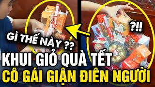 Mua được GIỎ QUÀ TẾT toàn thương hiệu xịn người phụ nữ TÁ HỎA khi khui ra thưởng thức  Tin 3 Phút [upl. by Nitsua]