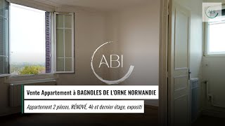 Vente Appartement à BAGNOLES DE LORNE NORMANDIE  90600 € [upl. by Ennairoc439]