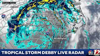 Tropical Storm Debby Radar [upl. by Russell]