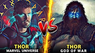 Thor Vs Thor  Who will win   MCU Vs God of War [upl. by Akima]